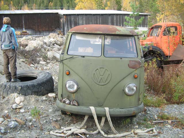 as found at a site of abandoned vehicles