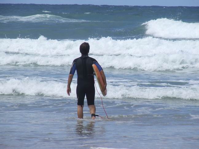 but the weather got better &amp;amp; i enjoyed another of my favs surfing an isolated beach break