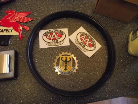 hub cap trim inserts and a german badge