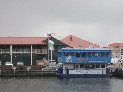 At the dock in Hobart