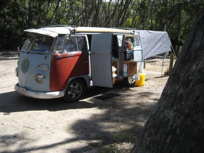 Camping at the Neck Bruny Island
